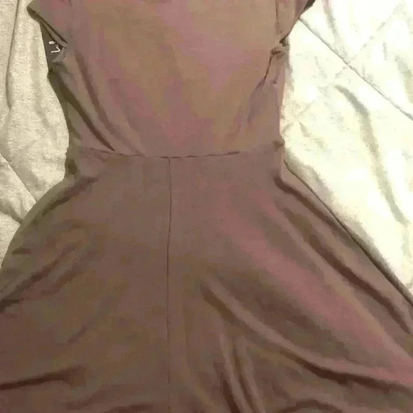 Lulus Medium Darlene Dusty Purple Skater Dress NWT - Picture 4 of 8